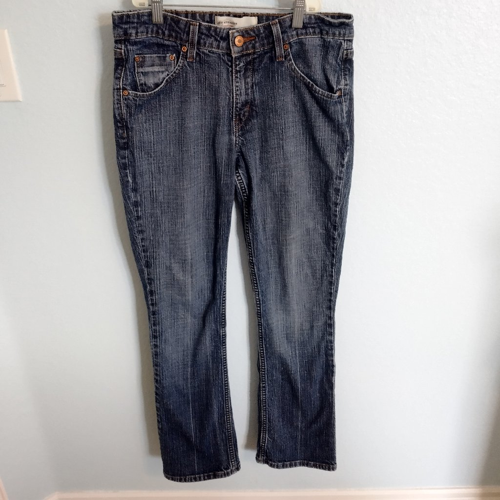 Levi Strauss Signature Lowrise Bootcut Denim Jeans Womens Size 8
